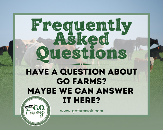 QUESTIONS WE OFTEN GET AT GO FARMS