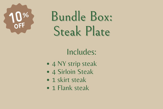 Bundle Box: Steak Plate (10% savings)